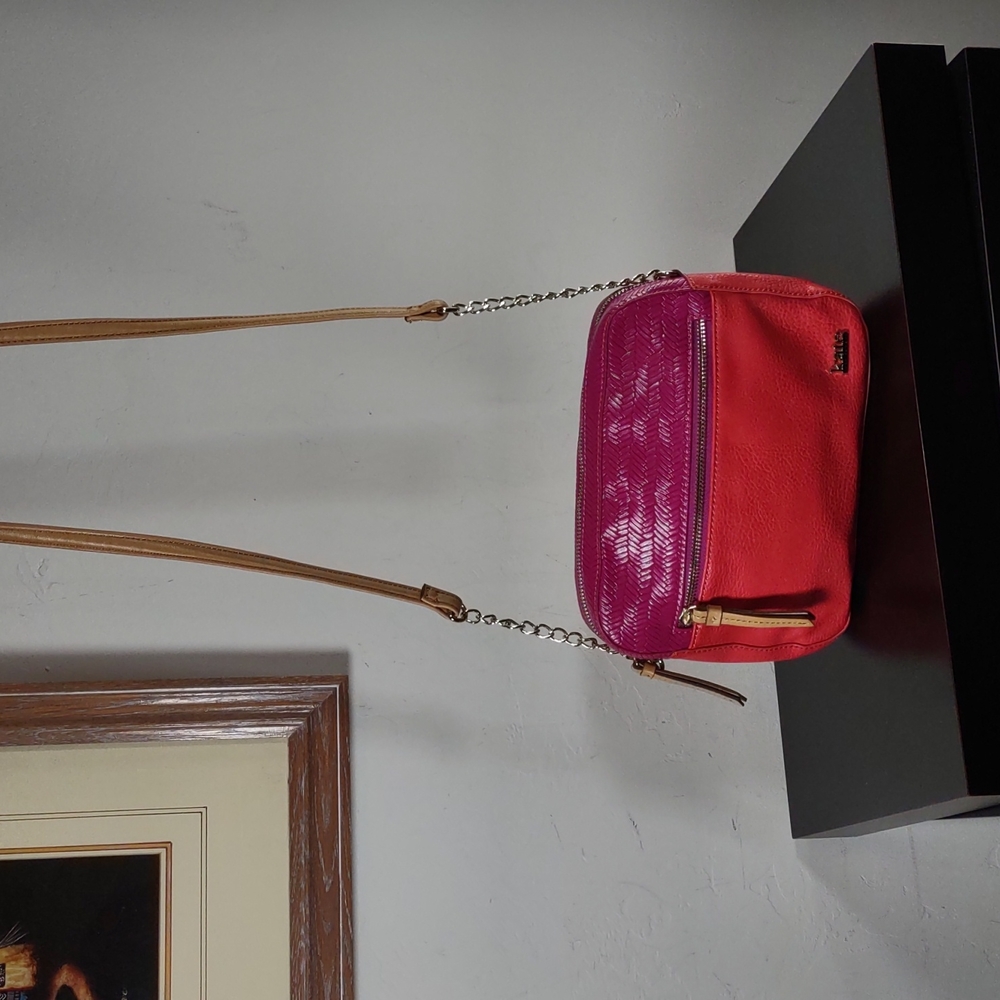 Kate Landry Faux Leather Crossbody Bag